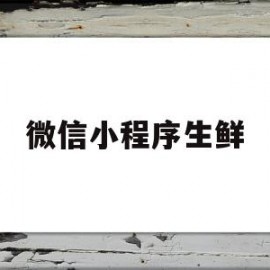 微信小程序生鲜(微信小程序生鲜电商平台)
