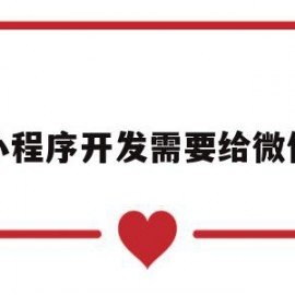 小程序开发需要给微信(开发微信小程序需要注册公司吗)
