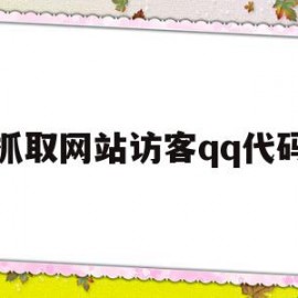 抓取网站访客qq代码的简单介绍