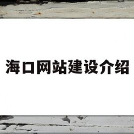 海口网站建设介绍(海口网站建设解决方案)