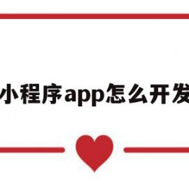 小程序app怎么开发(小程序app开发多少钱)