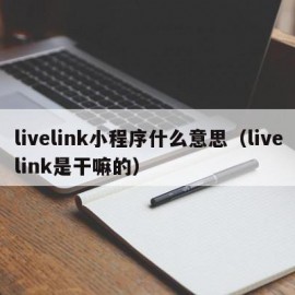 livelink小程序什么意思（livelink是干嘛的）