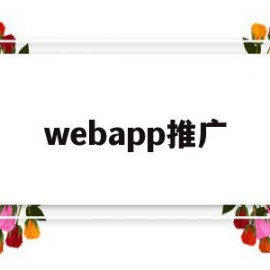 webapp推广(webapp登录)