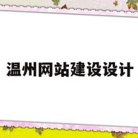 温州网站建设设计(温州网站建设设计公司)