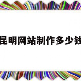 昆明网站制作多少钱(温州制作网站需要多少钱)