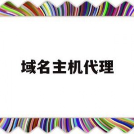 域名主机代理(域名代理软件)