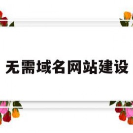无需域名网站建设(无需域名网站建设的软件)