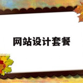 网站设计套餐(网站设计报价方案)