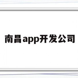 南昌app开发公司(南昌app开发公司有哪些)