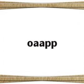 包含oaapp的词条