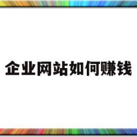 企业网站如何赚钱(简述企业网站如何推广)