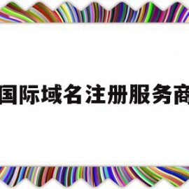 国际域名注册服务商(国际域名注册服务商有哪些)