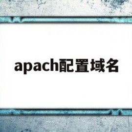 apach配置域名(api key的域名)
