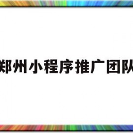 郑州小程序推广团队(郑州小程序开发公司前十名)