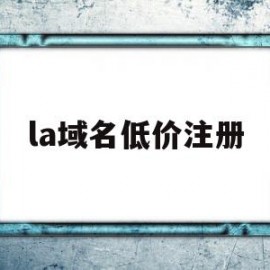 la域名低价注册(便宜域名注册商)