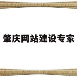 肇庆网站建设专家(肇庆网站建设平台)