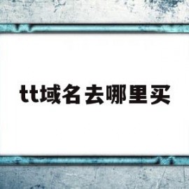 tt域名去哪里买(t+域名)