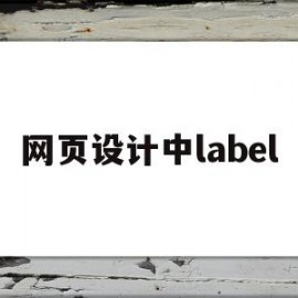 网页设计中label(dw网页设计软件下载)