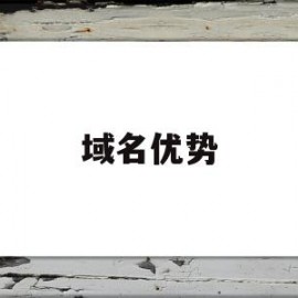 域名优势(域名有什么)