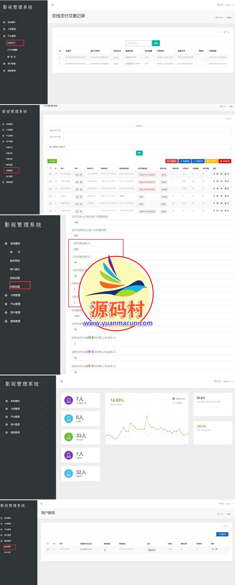 2020最新优化版千月万能影视2.6五级分销推广版源码 内附安装教程 ,20200313145026158408222668373.jpg,第2张