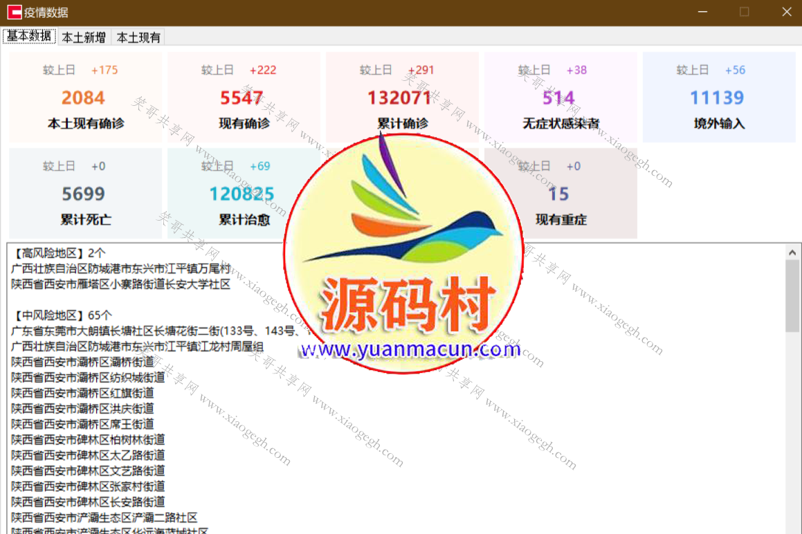 疫情数据关注工具 by CarsonYang,第1张 疫情数据关注工具 by CarsonYang,第1张