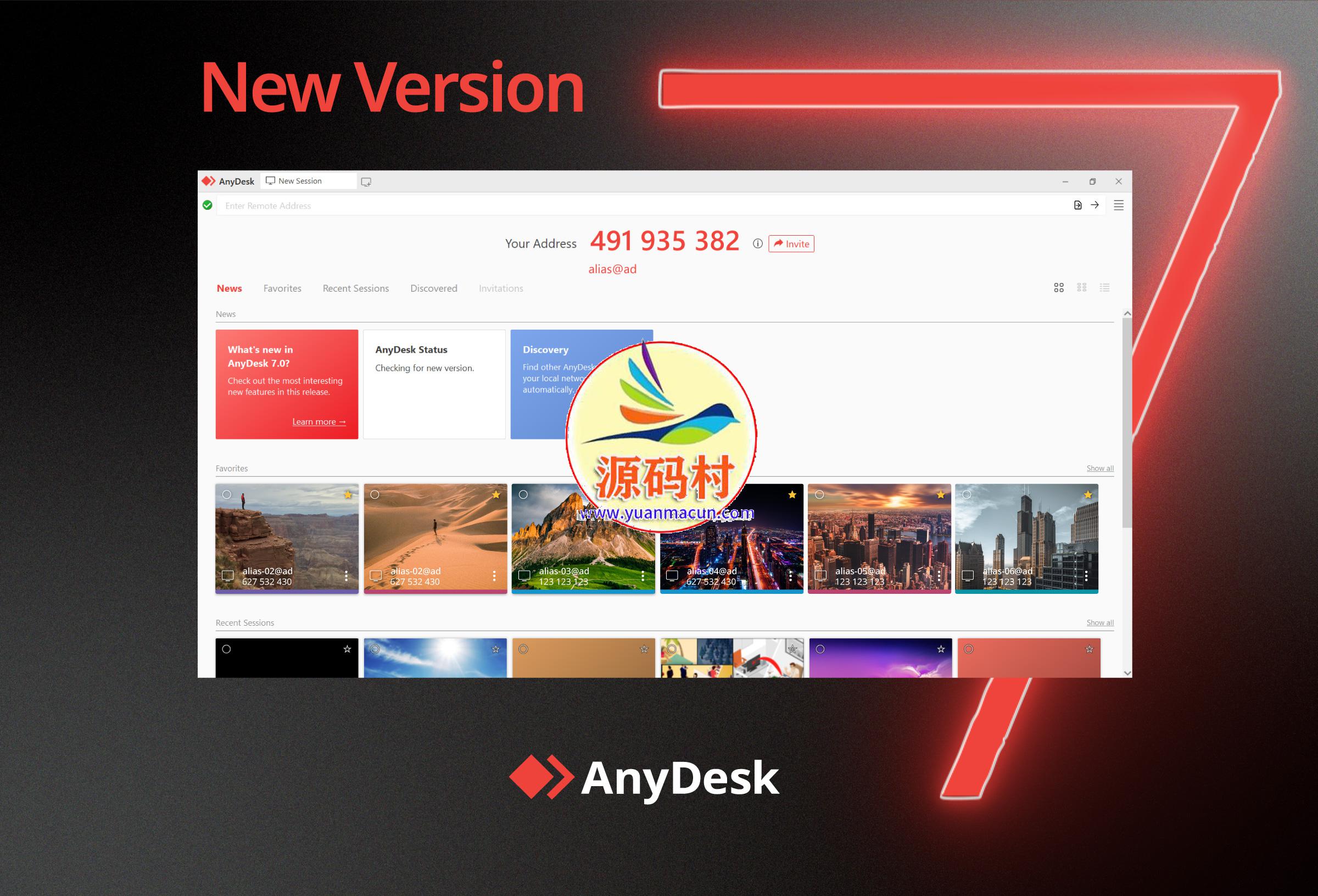 电脑远程连接软件 AnyDesk v7.0.7 个人版免费使用,第1张 电脑远程连接软件 AnyDesk v7.0.7 个人版免费使用,1.jpg,第1张