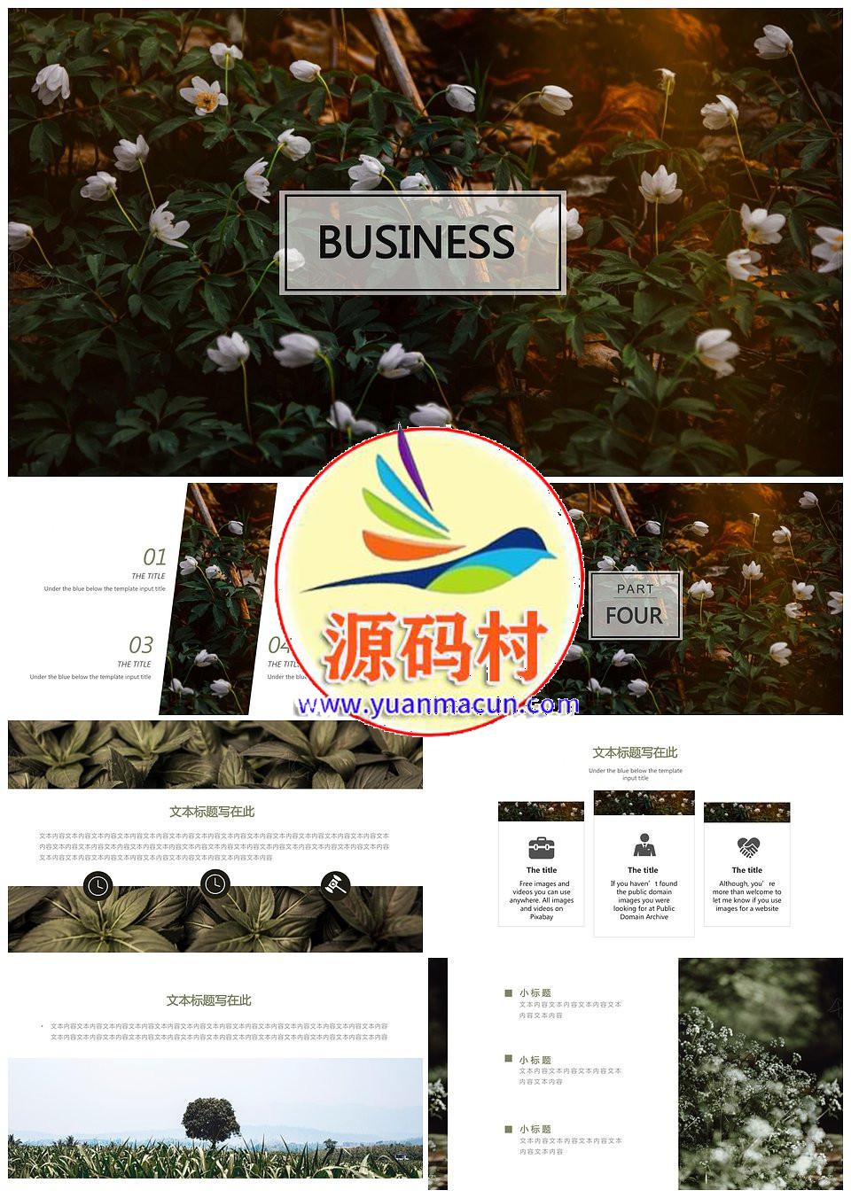静态绿色系欧美风清新通用PPT模板下载,第1张 静态绿色系欧美风清新通用PPT模板下载,静态绿色系欧美风清新通用PPT模板,第1张