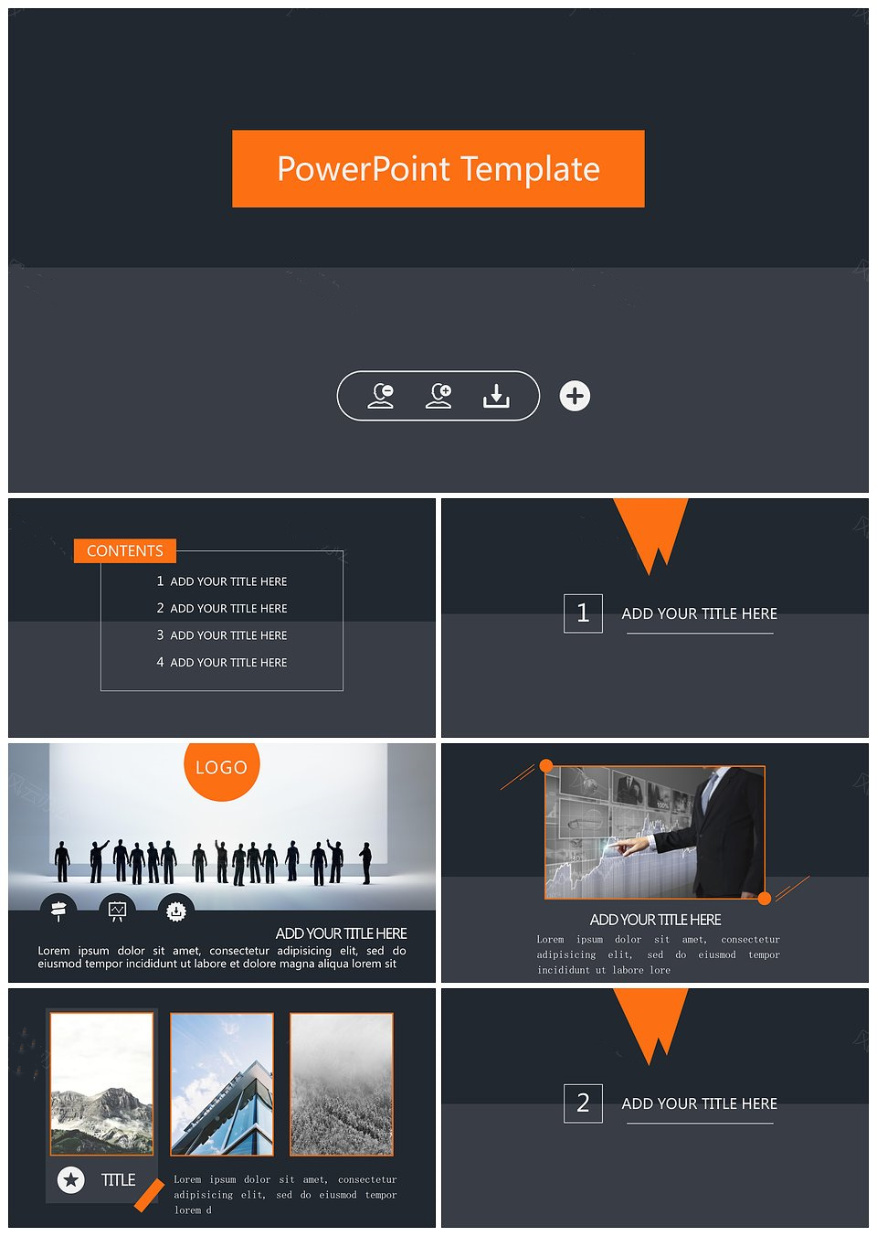 扁平商务工作计划汇报PPT模板模板下载,扁平商务工作计划汇报PPT模板,模板下载,第1张