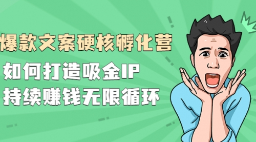 『爆款文案硬核孵化营』如何打造吸金IP,持续赚钱无限循环,赚钱,第1张 『爆款文案硬核孵化营』如何打造吸金IP,持续赚钱无限循环,赚钱,第1张