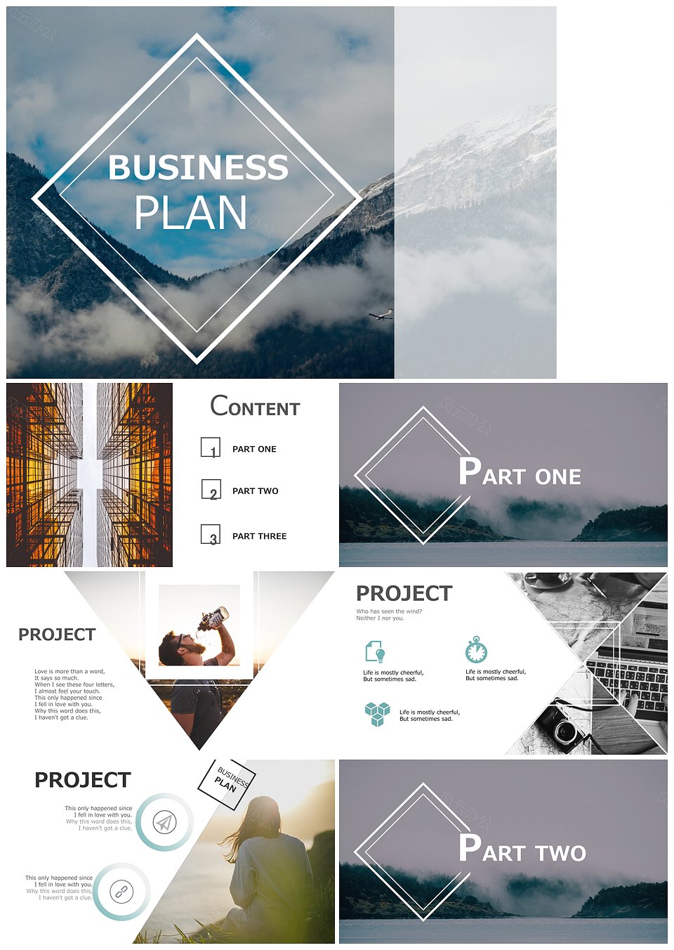 商务文艺清新PPT模板下载,商务文艺清新PPT模板,模板下载,第1张