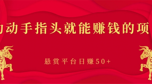 新手小项目:动动手指头就能赚钱的项目,悬赏平台日赚50+,赚钱,第1张 新手小项目:动动手指头就能赚钱的项目,悬赏平台日赚50+,赚钱,第1张