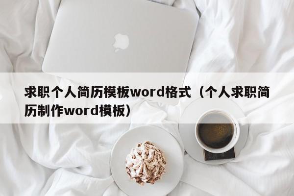 求职个人简历模板word格式（个人求职简历制作word模板）