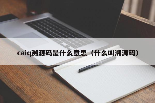 caiq溯源码是什么意思（什么叫溯源码）