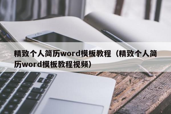 精致个人简历word模板教程（精致个人简历word模板教程视频）