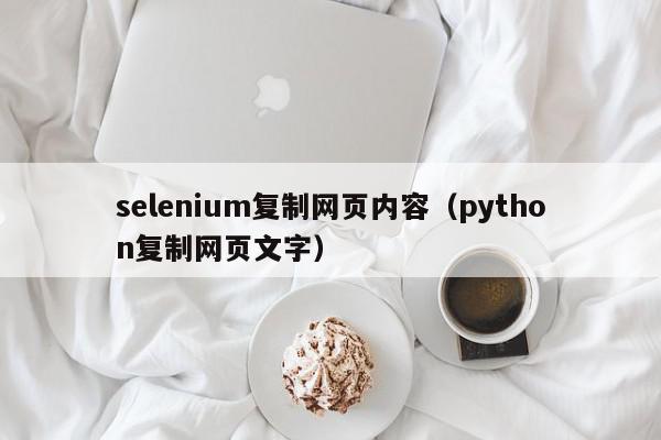 selenium复制网页内容（python复制网页文字）