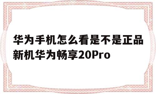 华为手机怎么看是不是正品新机华为畅享20Pro(华为手机怎么看是不是正品新机华为畅享20 Pro),华为手机怎么看是不是正品新机华为畅享20Pro(华为手机怎么看是不是正品新机华为畅享20 Pro),华为手机怎么看是不是正品新机华为畅享20Pro,信息,APP,浏览器,第1张
