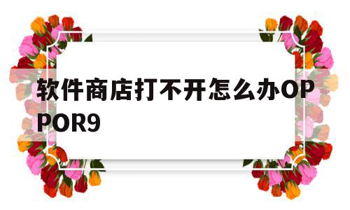 软件商店打不开怎么办OPPOR9(软件商店打不开怎么办OPPO),软件商店打不开怎么办OPPOR9(软件商店打不开怎么办OPPO),软件商店打不开怎么办OPPOR9,赚钱,引流,关键词,第1张