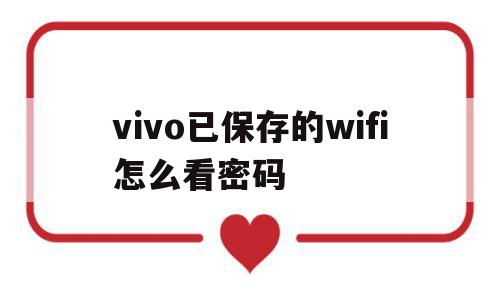 vivo已保存的wifi怎么看密码(vivo已经连接的wifi怎么查看密码是多少)