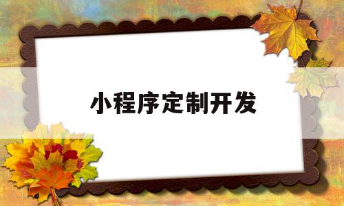 小程序定制开发(小程序定制开发要多久),小程序定制开发(小程序定制开发要多久),小程序定制开发,微信,模板,小程序,第1张
