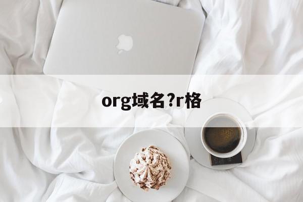 org域名?r格(org域名表示的是什么)