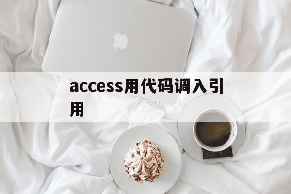 access用代码调入引用(access引用sql数据库)