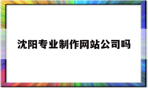 沈阳专业制作网站公司吗(沈阳高端网站制作公司哪家好),沈阳专业制作网站公司吗(沈阳高端网站制作公司哪家好),沈阳专业制作网站公司吗,信息,虚拟主机,做网站,第1张