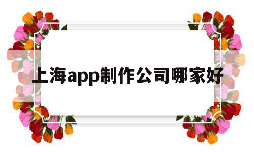 上海app制作公司哪家好(上海app制作公司哪家好点),上海app制作公司哪家好(上海app制作公司哪家好点),上海app制作公司哪家好,信息,百度,APP,第1张