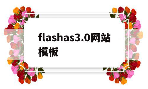flashas3.0网站模板的简单介绍
