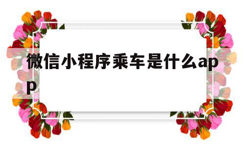 微信小程序乘车是什么app(微信小程序的乘车码能坐公交车吗),微信小程序乘车是什么app,信息,微信,APP,第1张 微信小程序乘车是什么app(微信小程序的乘车码能坐公交车吗),微信小程序乘车是什么app(微信小程序的乘车码能坐公交车吗),微信小程序乘车是什么app,信息,微信,APP,第1张
