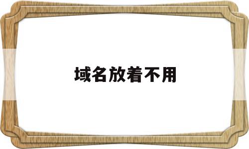 域名放着不用(域名放着不用会消失吗),域名放着不用(域名放着不用会消失吗),域名放着不用,信息,跳转,做网站,第1张