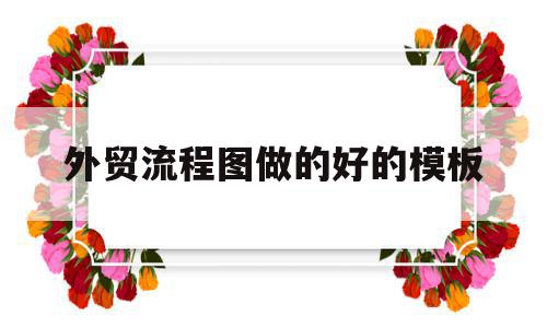外贸流程图做的好的模板(外贸流程图做的好的模板怎么做),外贸流程图做的好的模板,信息,模板,贷款,第1张 外贸流程图做的好的模板(外贸流程图做的好的模板怎么做),外贸流程图做的好的模板(外贸流程图做的好的模板怎么做),外贸流程图做的好的模板,信息,模板,贷款,第1张