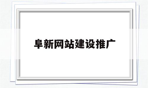 阜新网站建设推广(网站建设与推广实训心得)