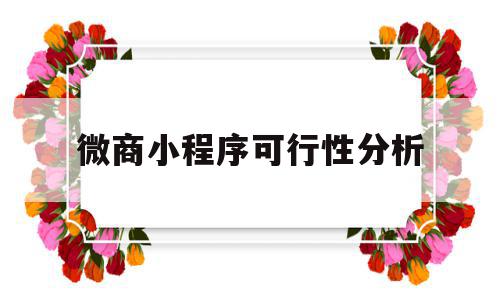 微商小程序可行性分析(微信小程序在微商中的应用状况),微商小程序可行性分析(微信小程序在微商中的应用状况),微商小程序可行性分析,微信,营销,引流,第1张