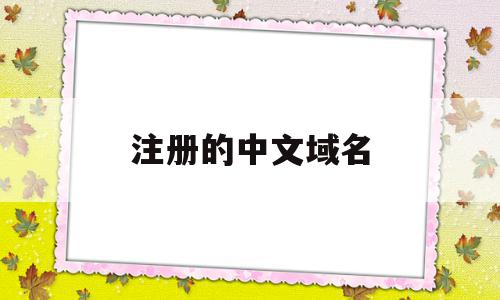 注册的中文域名(注册中文域名的价值),注册的中文域名,百度,浏览器,跳转,第1张 注册的中文域名(注册中文域名的价值),注册的中文域名(注册中文域名的价值),注册的中文域名,百度,浏览器,跳转,第1张
